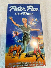 VTG Peter Pan VHS Mary Martin Sealed Video Tape Movie 1989 Musical New
