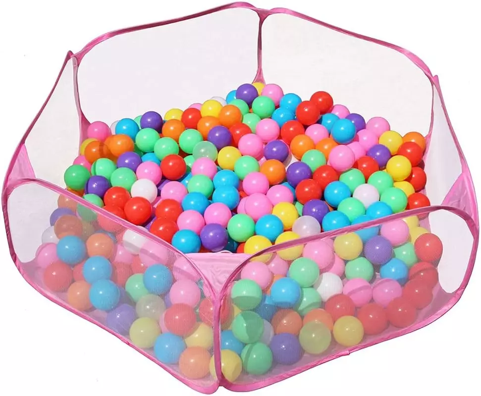 Portable Cute Hexagon Children Ball Pit Indoor and Outdoor Easy Folding Ball Pl