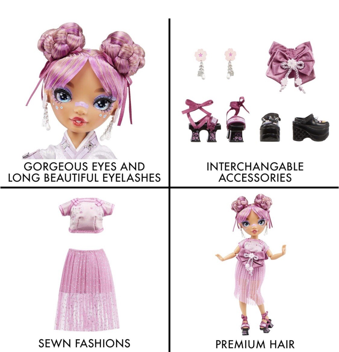 Rainbow High Series 4 Lila Yamamoto Fashion Doll New Boxed