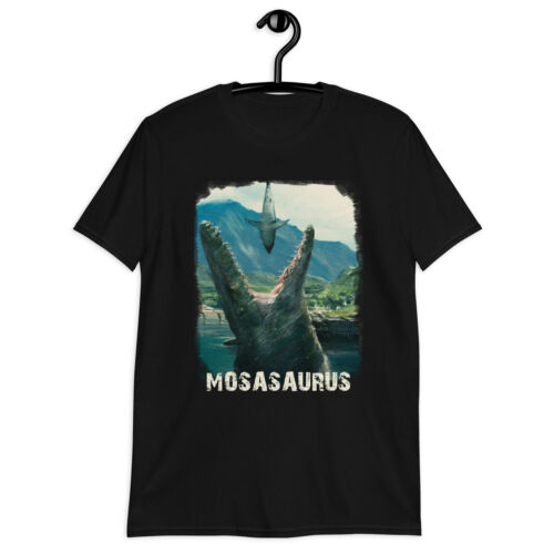 Mosasaurus Shark Dinosaur Jurassic Short-Sleeve Graphic T-Shirt - Picture 2 of 10