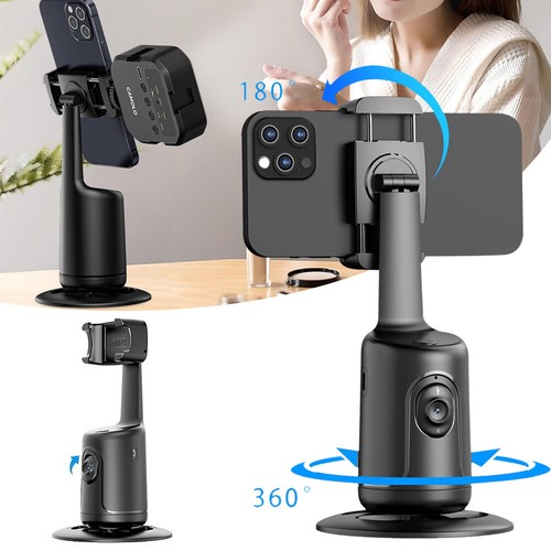 Auto Face Tracking Tripod with 360° Rotation AI Auto Tracking Phone Holder Stand - Picture 17 of 19