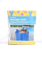 Inflatable Large Capacity Beverage Cooler, Blue- READ MORE, FREE SHIPPING