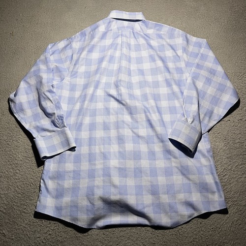 Brooks Brothers Hemd Herren 16,5 2/3 Regent kariert Baumwolle langarm bügelfrei - Bild 8 von 9
