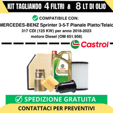 Tagliando per MERCEDES-BENZ Sprinter 3-5-T Pianale Piatto/Telaio 317 CDI 125 ...