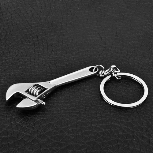 1x Creative Wrench Metal Keyfob Car Keyring Key Chain KeyChain KeyRing Tool Gift - Picture 4 of 13