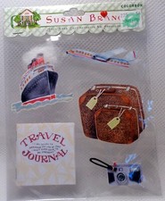 SUSAN BRANCH Traveling Scrapbooking Stickers NEW