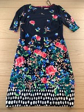 ELIZA J Long Sleeve Floral Print Dress 0 Black Pink Green 0 Party Sheath Mini