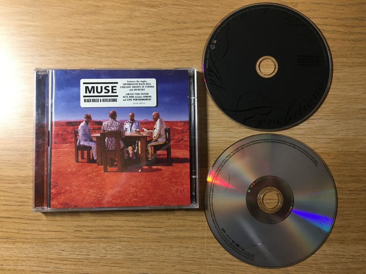 MUSE CD + DVD ALBUM: BLACK HOLES & REVELATIONS 2-DISC TOUR EDITION