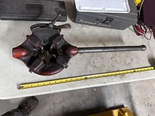 Ridgid 504 QUICK OPENING MANUAL 1"-2" NPT PIPE THREADER w/Dies, Handle