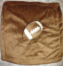FOOTBALL LOVEY TOYS R US KOALA BABY SECURITY BLANKET MACHINE WASHABLE 12 X 12 in