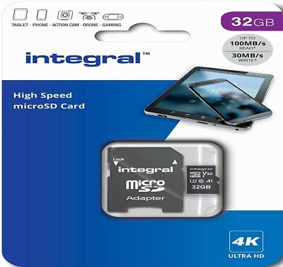 32GB Micro SD Karte Speicherkarte TF Karte U3 für Wireless WiFi IP CCTV Kamera 4K