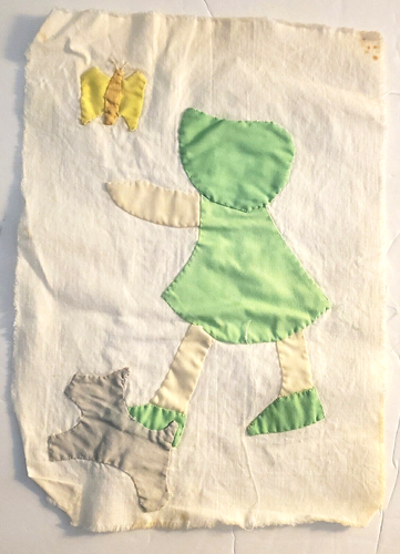 26 Quilting Blocks Unfinished Vintage Little Dutch Girl & Boy Hand Stitched - Picture 13 of 24