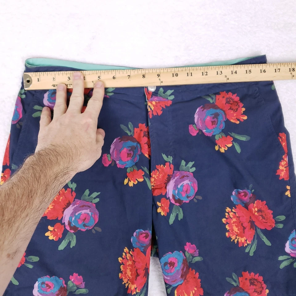 Bañador Bonobos Bingham Floral 7 Pulgadas Entrepierna Talla 31 Azul Multicolor Foto 3 de 4