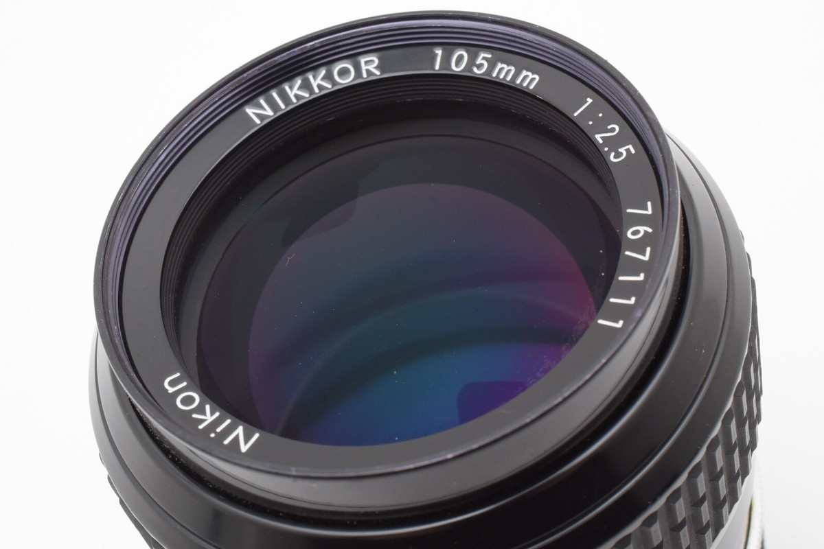 Near Mint] Nikon Nikkor Ai 105mm f2.5 MF F Mount Lens w