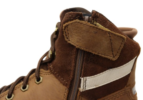 Brand New Caterpillar Mens Leather Impact Zip Carbon Composite Toe Work Boots - Picture 8 of 20