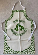 Irish Chef Apron for Grilling Cooking Unisex PVC Coated Cotton