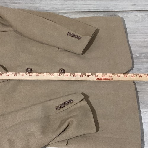 Daniel Gray Sport Coat Grand Luxe 100% Camel Hair Blazer Lined Brown Men Sz 44L - Picture 11 of 11