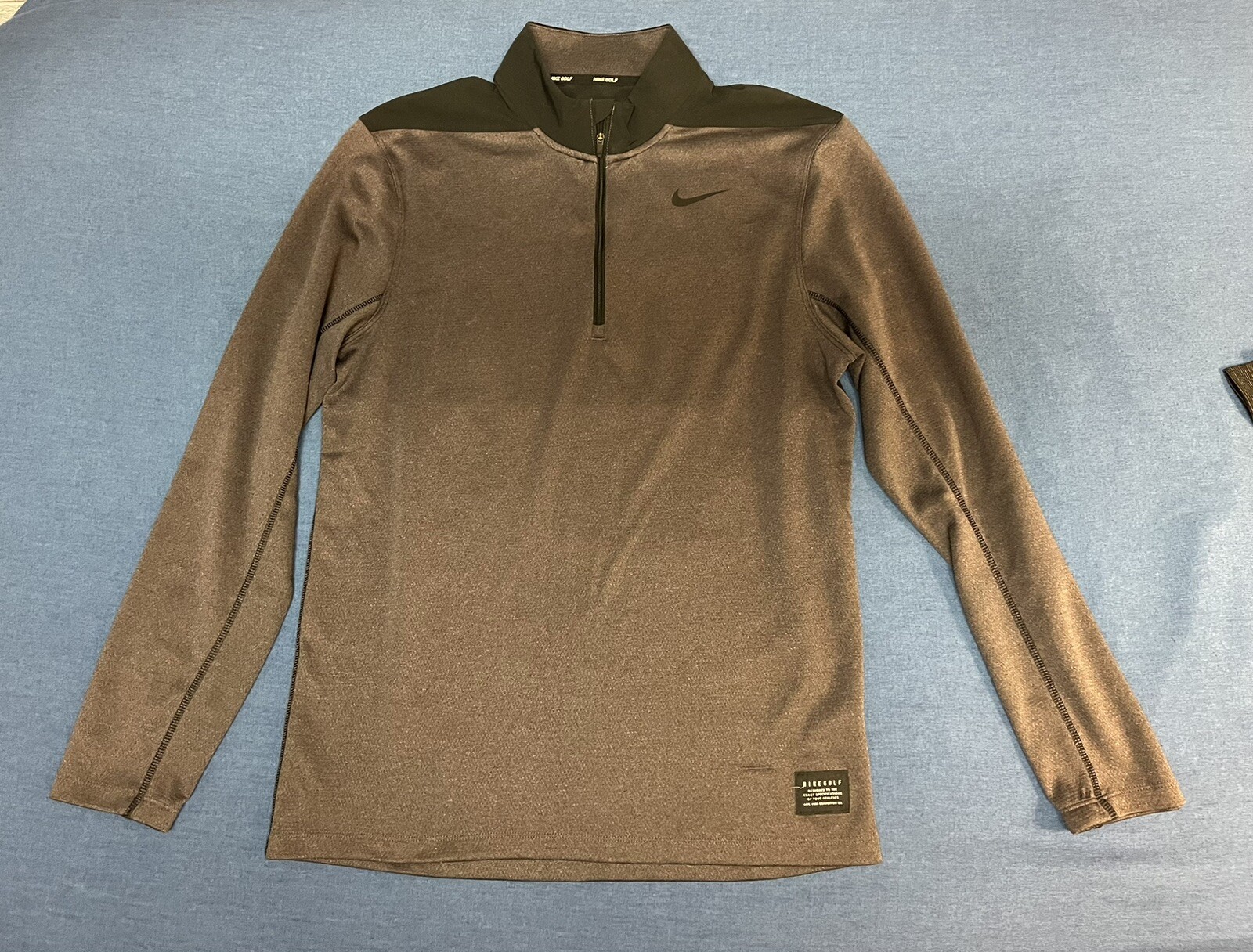 Nike Golf 3/4 Zip Long Sleeve Pullover