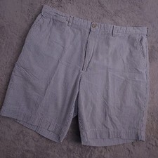 Polo Ralph Lauren Shorts Mens 38 36 Seersucker Preppy Blue Striped Beach READ