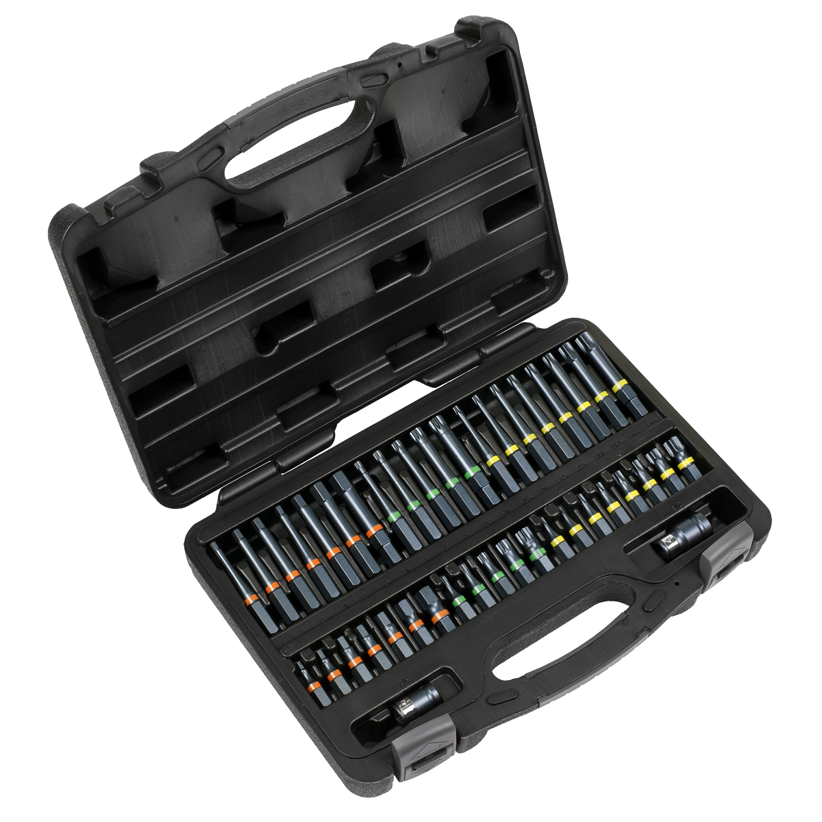Sealey AK21901 TRX-Star*/Hex/Spline Bit Set Impact 42pc 3/8 & 1/2Sq Drive