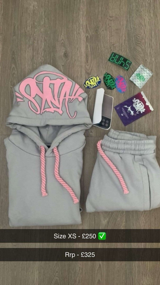 DIANTE Logo line tracksuit ♡専用 Syna World Tracksuit gray x pink Sサイズ