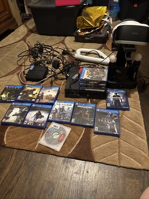 ps4 console/PSVR Bundle W/ Games And Accessories