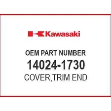 Kawasaki COVER,TRIM END 14024-1730 OEM NEW