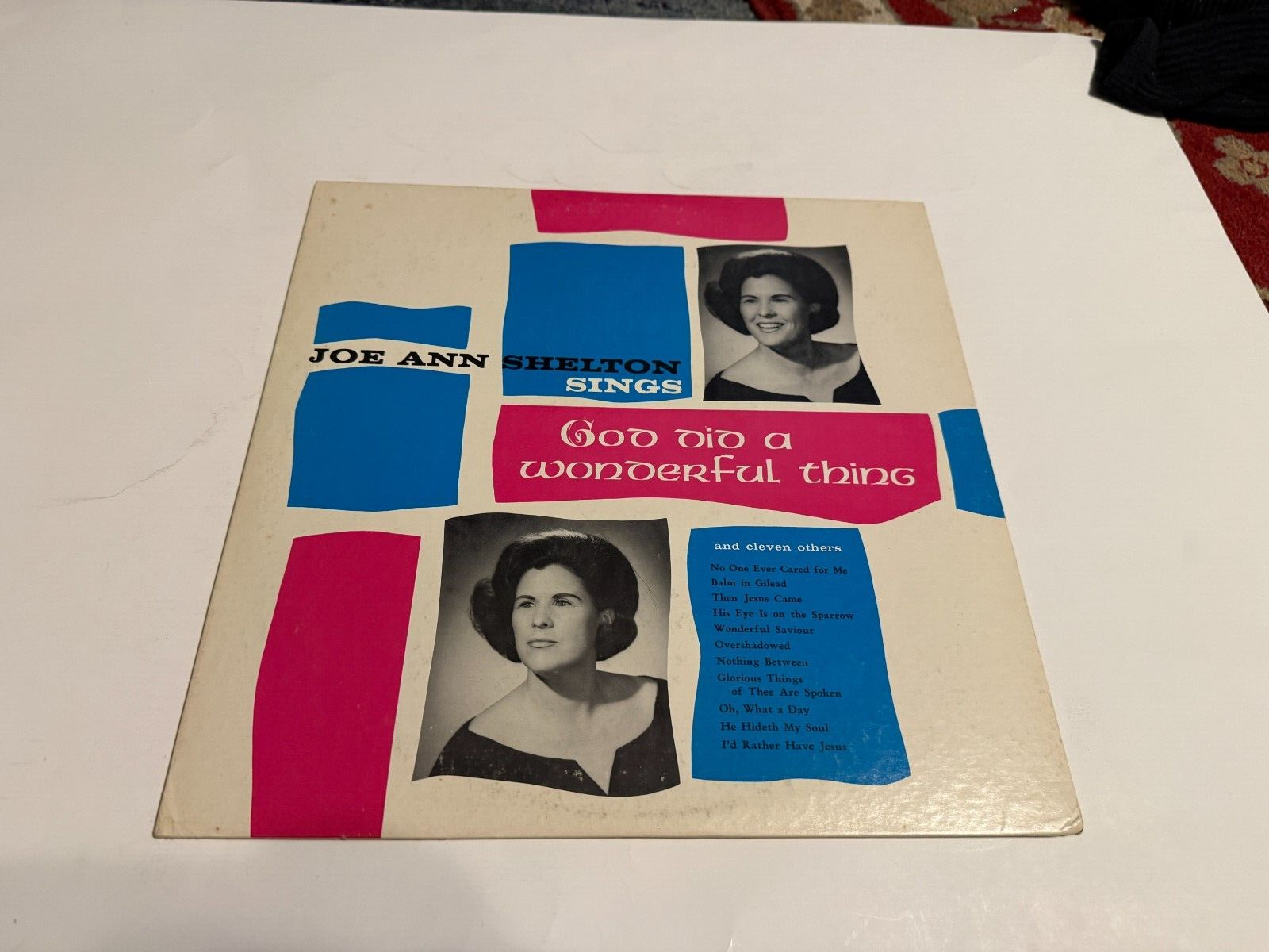 Joe Ann Shelton God Did A Wonderful Thing Gospel Baptist Choir Vinyl LP Record