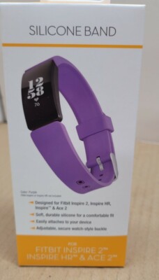 WITHit Silicone Band For Fitbit Inspire & Inspire HR  Purple New never opened. 