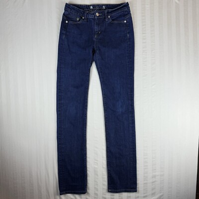 Del Forte Denim Jeans Womens Size 28 Straight Leg Organic Cotton Stretch USA