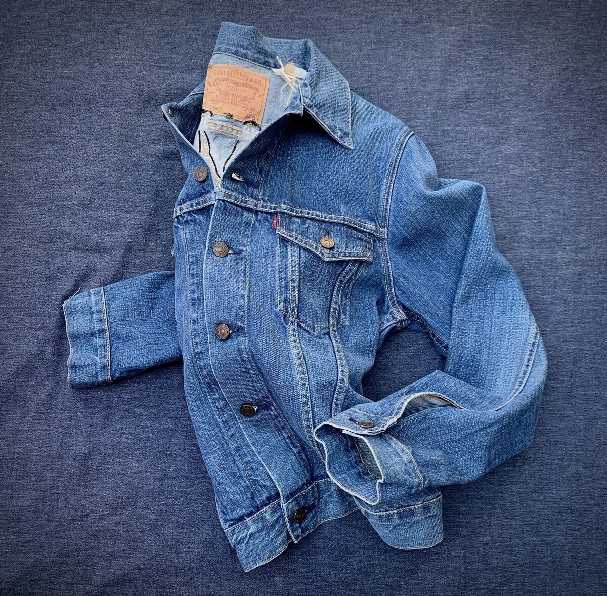 Levi's Vintage Clothing LVC type 3 denim jacket embroidered Levi's Vintage Clothing LVC type 3 denim jacket embroidered