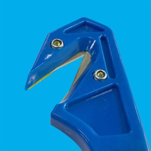 2x Robust Safety Knife Blue Pallet Shrink Wrap Box Strap Cutter Carton Opener - Picture 3 of 5