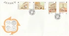 Post Office Buildings EUROPA GB Jersey FDC 1990 (134067)