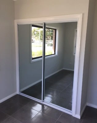 2 Sliding Mirror Doors Frames Diy Supply Wardrobes Gumtree