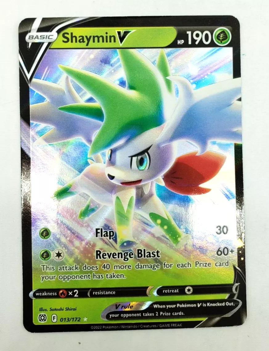 Pokemon Card TCG - Shaymin V 013/172 (Ultra Rare) - Brilliant Stars - NM/M