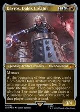 dalek cards mtg Magic: The Gathering Doctor Who Commander Deck for each opponent Genesis of the Daleks |