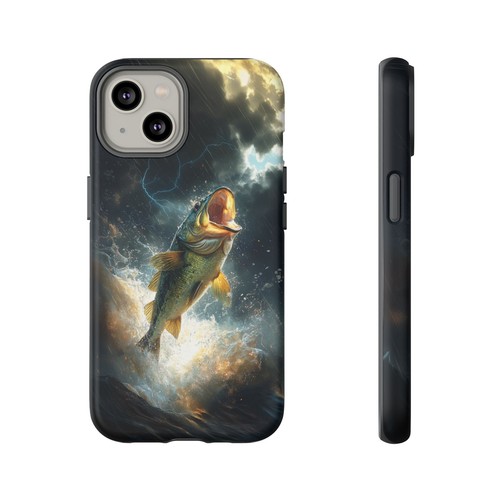 Big Mouth Bass Fish Thunderstorm River - Phone Case for iPhone, Galaxy, Pixel - 第 58/281 張圖片