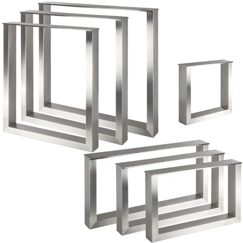 Tischgestell Tischuntergestell Tischkufen Tischfuß KUFE echt Edelstahl SOTECH