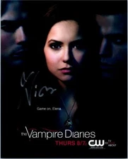 Nina Dobrev autographed signed 8x10 photo picture and COA