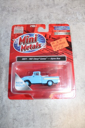 HO SCALE MINI METALS #30571 1957 CHEVY CAMEO PICKUP FACTORY SEALED