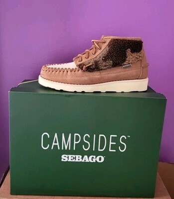 New Campsides Sebago Cyugs Women Shoes Booties Sz 8 Camel Boots Camping 