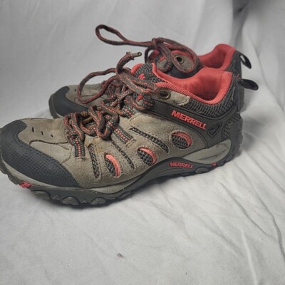 Womens Merrell Size 6 Pink & Gray Crosslander Vent Trail Hiking Shoe J343401C