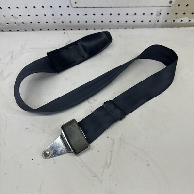 1989-1990 Nissan 240sx S13 Coupe Rear Seat Shoulder Belts Blue OEM