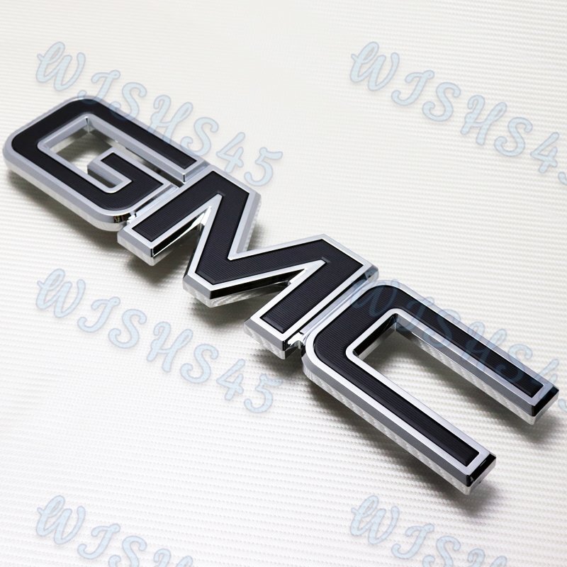 New For 2015-2019 GMC Yukon Black Front GMC Emblem 84125850 Black