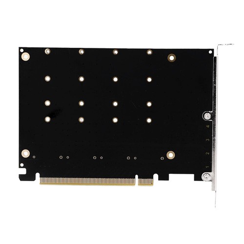 M.2 NVME SSD To PCIE X16 Adapter 4 Port NVMe To PCI-e Host Controller - Picture 11 of 13