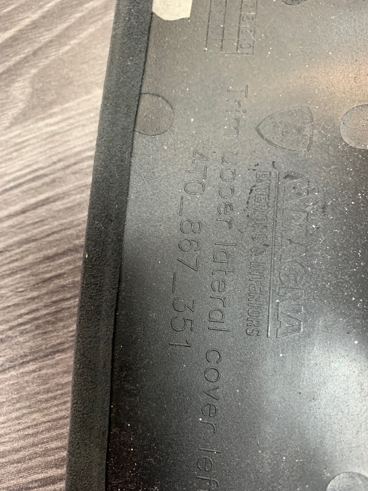 lamborghini huracan Ledft Driver Side Interior Pillar Panel Trim A Pillar 