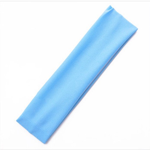 HEADBAND Men Women Sweatband Head Band Hair Gym Yoga Stretch Sport Solid Color - Picture 19 of 60