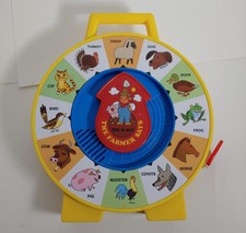 pull string farm animal toy