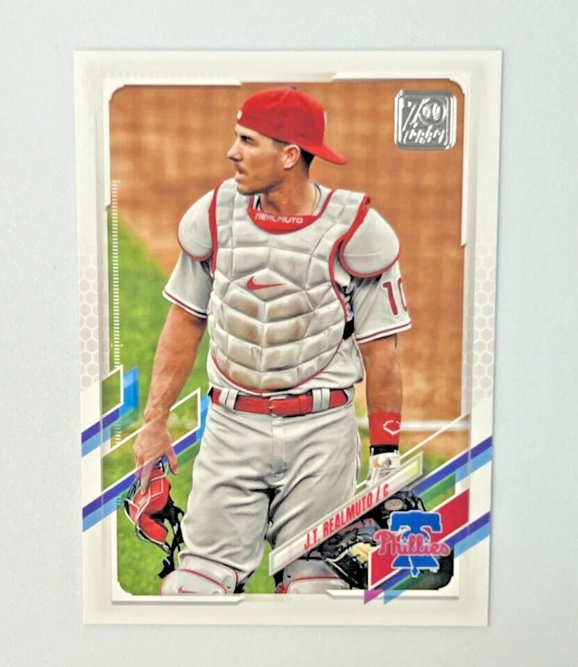 2021 Topps Series 2 JT REALMUTO Image Variation SP #611 Phillies