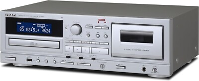 TEAC AD-850 SE Cassettes Tape Player USB Microphone Silver from